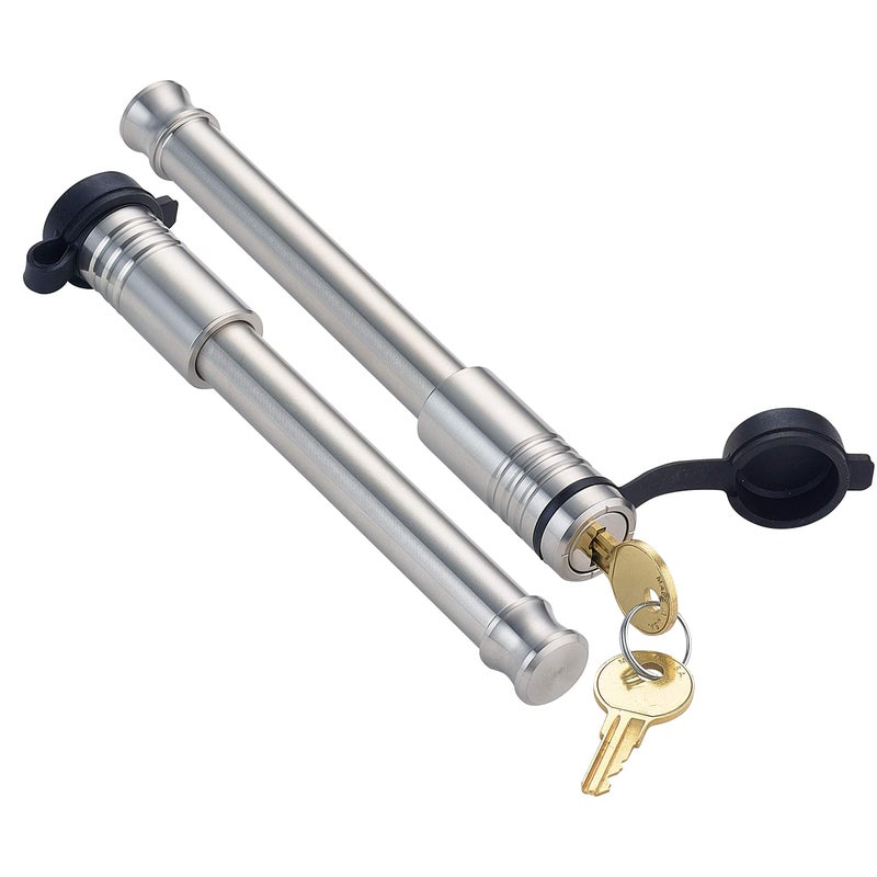 InfiniteRule Security 61575 | 2 Pack, Keyed Alike, Hitch Locks for B&W 2" & 2.5" Tow and Stow 10K LB & 18K LB - Fits Adjustable Ball Mount Only - Does NOT FIT Vehicle Receiver - Image 1